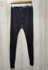 Polar Edge Silk Base layer bottom, Men’s Large, Open Fly, Black, 33″ inseam