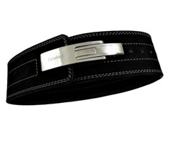 (M) PREMIUM PRO LEVER BUCKLE POWERLIFTING BELT FOR INTENSE TRAINING & LIFTING