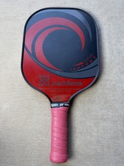 Paddletek Tempest Wave Pickleball Paddle Red Pink and Black