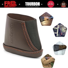 TOURBON Leather Slip-on Recoil Pad Rifle/Shotgun Buttstock Sleeve-for Clearance