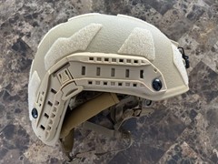 GLF Tactical Ballistic Kevlar Helmet Level 3A Made With Kevlar TAN