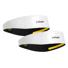 Pack of 2 Halo II Pullover Headband White Dryline VisaEndurance Machine Washable