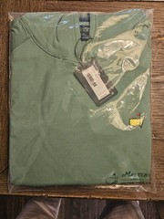 2026 MASTERS by Peter Millar Men’s Green Golf Performance Pullover Hoodie XL