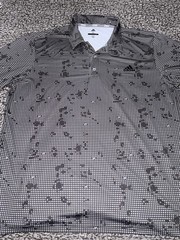 Adidas Men’s Ultimate Golf Polo Shirt Camo PRIMEGREEN US Men’s XL Gray Color