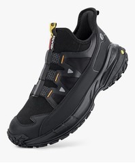 Men’s Wide Sneakers Slip-on,Running Shoe, Slip Resistant Hiking Walking – 10.5 W
