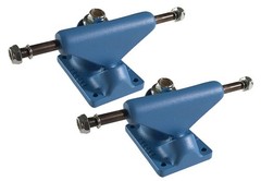 Tracker Classics MIDTRACK 85mm Skateboard Trucks TEXTURED TILE BLUE