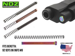 for Beretta 92 92FS 96 96FS M9 INOX Guide Rod Assembly Stainless Steel PVD