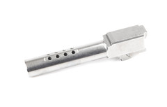 For Glock 19 Gen 3, Ported Barrel MATCH GRADE OEM Replacement, POLISHED, Crowned