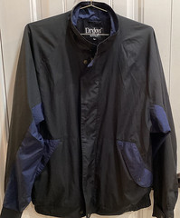 DryJoys By FootJoy Men’s Size Large Golf Jacket Black Full Zip WaterResistant