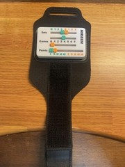 Big Screen Score Keeper for Tennis Matches, Adjustable Wrist Strap/Band