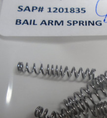 Pflueger reel (new) parts, bail arm spring, 1201835