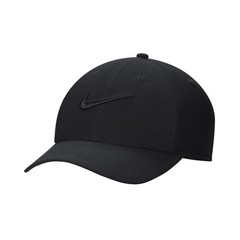 Nike Club Cap Structured Swoosh Golf Hat Midnight Black Size S/M L/XL FB5625-011