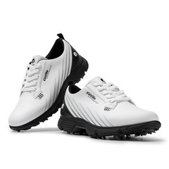 FitVille Men’s Spiked Golf Shoes Water-Resistant Lightweight Removable Spikes