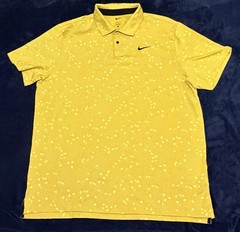 Nike Golf Men’s Polo Yellow Floral-XL