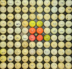 100 Used Vintage golf balls. Condition Varies. Lot VGB 01