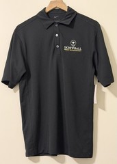 NWT Nike Golf Dri-FIT Skrewball Peanut Butter Whiskey Polo Shirt Black Men’s S