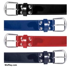 Champro Patent Leather Baseball Belt, Fastpitch, Softball Belt
