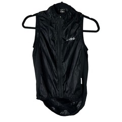 DHB Cycle Black Bike Vest Jersey Womens 10 Sleeveless Full Zip High Neck Spinnin