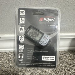 Realalt 3DTriSport Gray Pedometer Tri-Axis 3D Sensor Clip Timer Memory Storage