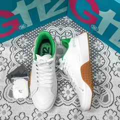G/FORE MEN’S G.112 GREEN TURF GOLF SHOES SNOW/TOAST RUBBER GOLF SNEAKERS NEW