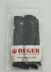 Original New Set Ruger Hogue SR1911 1911 Checkered Grip Panels Rubber Black
