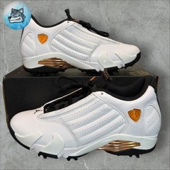 NEW Nike Air Jordan 14 Golf US Open White Copper NBY HV4813 100 Men Size 8