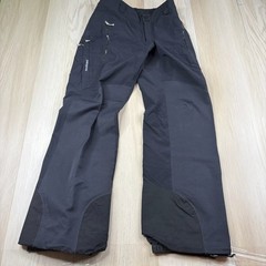 Patagonia Womens Black Logo Nylon Zipper Pockets Comfort Snow Ski Pants Size 6