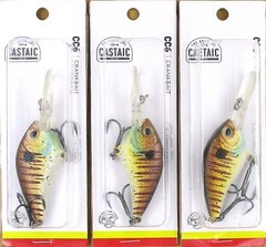 (3) Castaic 2″ CC6 3/8 Oz Crankbaits Fall Bluegill Brand New In Pack