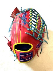 Rawlings Heart of the Hide HOH Infielder 11.25 RHT TRAP EZE Royal/Scarlet Rare