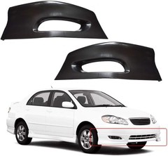 Bumper Lip Spoiler Chin Splitters Black Replacement for Corolla 2005-2008