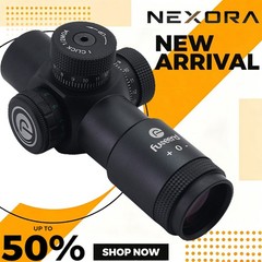 Fuseend Optics Rifle Scope 3X28 with Red/Green Illuminated Reticle Compact Scope