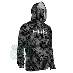 Men’s Hooded Fishing Shirt UPF 50+ Sun Protection Quick Dry Long Sleeve Outdoor