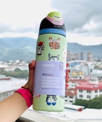 Owala 32oz FreeSip Cat Collage Catwala Urban Outfitters Bottle New In Box