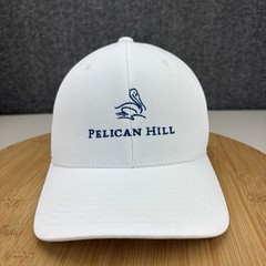 Pelican Hill Golf Hat Cap Snapback OSFM White Capital One Embroidered Logo