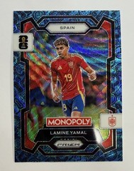 2026 Prizm Monopoly World Cup Lamine Yamal #41 Blue Wave NM