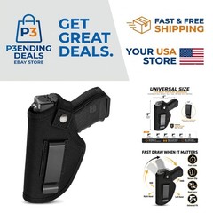 Heavy-Duty 1000D Nylon Gun Holster with Secure Metal Clip – Customize Your Fit