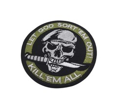 Kill Em All Tactical Morale Embroidered Hook and Loop Patch FREE USA SHIPPING SH