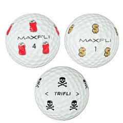 Maxfli Trifli All-Over Mix AAA 24 Used Golf Balls 3A