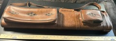 Vintage Joe Porper Classic Case Cue Protect A SERIES BROWN VINYL Made In USA
