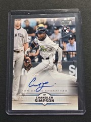 2025 Topps Stadium Club SCBA-CSI CHANDLER SIMPSON RC Autograph Auto