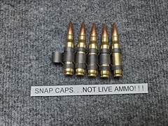 100- 308 7.62 SNAP CAP belted trench art lot free shipping
