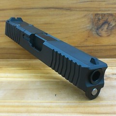 Glock 45 a Complete Slide gen 5 OEM Style with RMR Custom Cuts Black Barrel