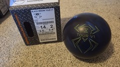 Hammer Black Widow Tour V1 Bowling Ball 1st Quality | 14 Pounds | 3-4″ Pin