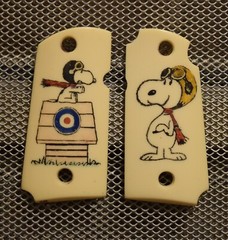 Micro 9 For Kimber Frames Scrimshawed American Hero…Snoopy! Nice!