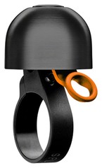 Spurcycle Compact Bell – 22.2mm, Black/Orange