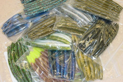 5″ Stick Senko Style Mix and Match Assortment 100 count bag bulk Bass Worm