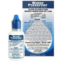 55 Gallon Water Preserver Concentrate (5 years) Water Treatment Drops – Exp 9-26