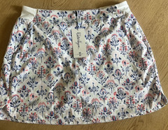 Walter Hagen skort pull on womens size large tile floral New! skirt golf