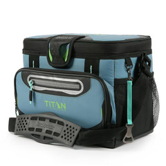 c by Arctic Zone Zipperless 12-Can Soft Cooler, 8-Quart, Bali Green