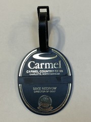 Carmel Country Club Charlotte NC Members Golf Bag Tag Private Course